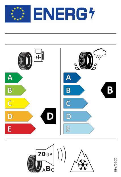 Etykieta opony Tourador WINTER PRO TS1 185/55R14 80T