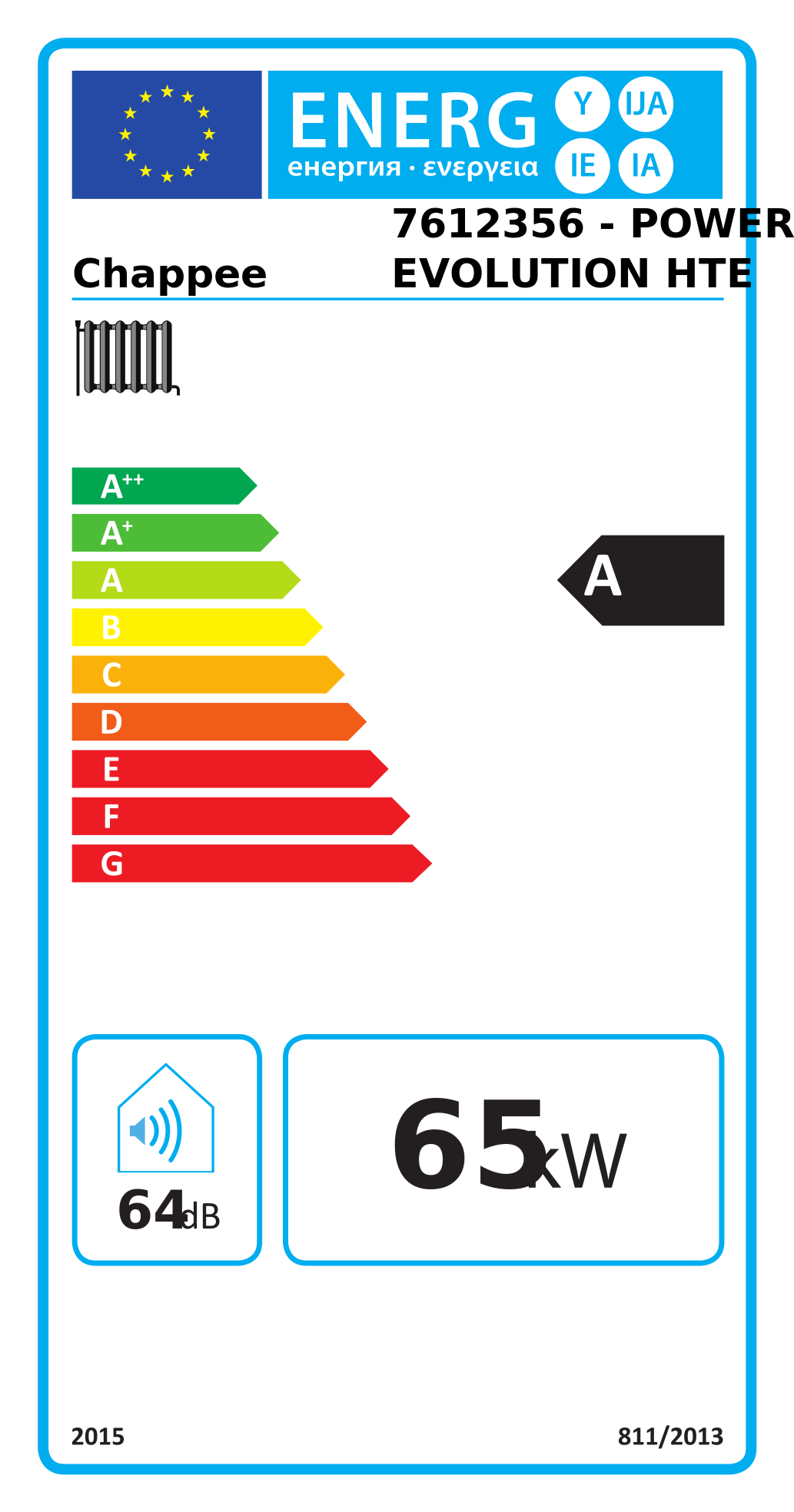 Etykieta opony Kumho ECSTA HS52 225/45R17 94W XL