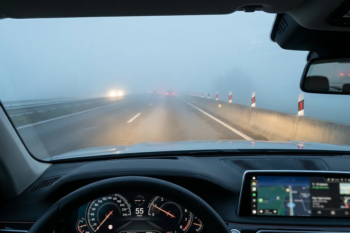 Kiedy używać świateł przeciwmgielnych na autostradzie?