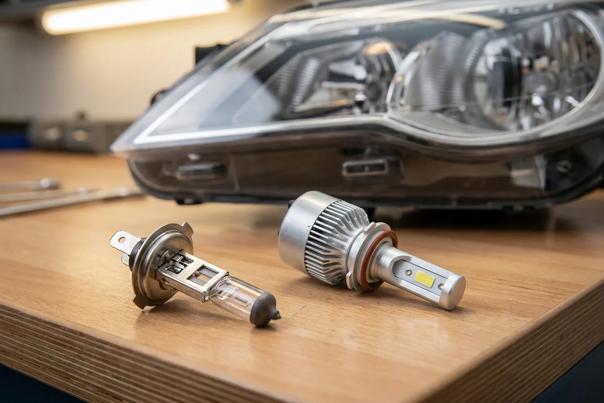 Żarówki H1 LED z homologacją – jak dobrać legalny retrofit?