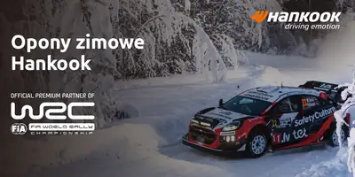 Hankook zima 2026 · partner WRC