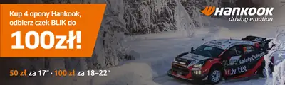 Hankook · zwrot BLIK do 100 zł