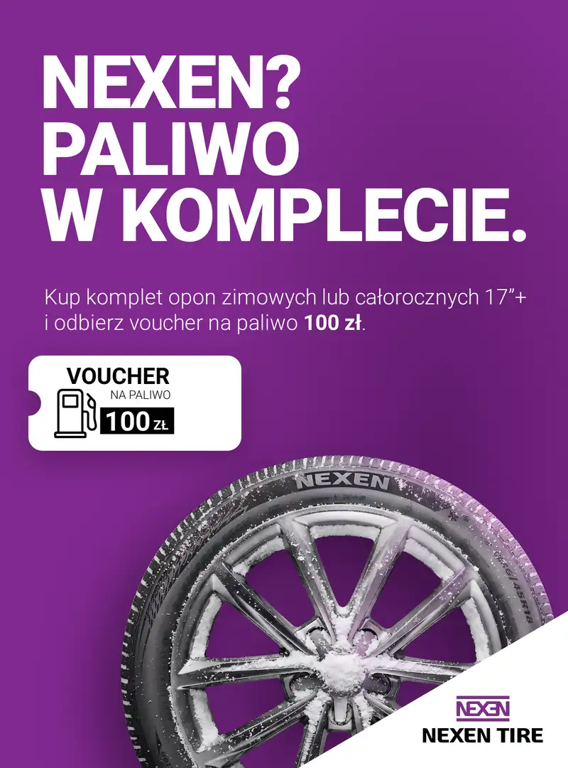 Nexen · voucher na paliwo 100 zł