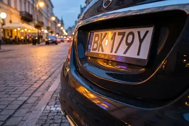 Białe, ciemne i nietypowe kolory tablic rejestracyjnych