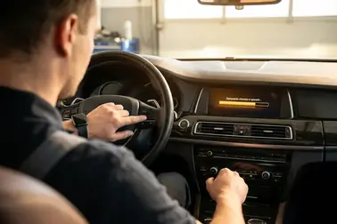 Koło z systemem TPMS podczas zmiany kompletu i późniejszej kalibracji