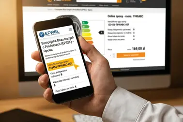 Porównanie danych o rozmiarze i identyfikatorze opony między ofertą, kartą produktu i EPREL