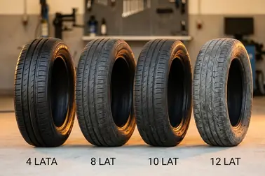 Porównanie opon 4-, 8-, 10- i 12-letnich oraz zalecanych decyzji