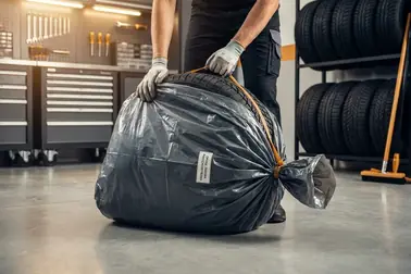 Sucha opona bez felgi pakowana osobno do worka foliowego