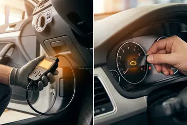 Diagnostyka OBD zestawiona z próbą ukrycia kontrolki check engine