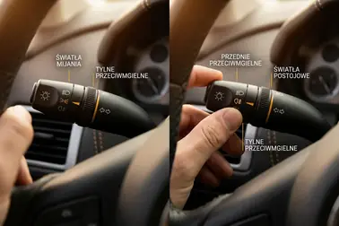 Dwa warianty włączenia tylnego światła przeciwmgielnego w Kia Rio UB i YB