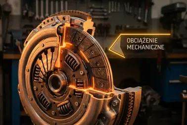 Elementy układu napędowego obciążane podczas gwałtownej redukcji biegu
