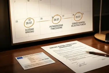 Etapy czasowe przerejestrowania samochodu po zmianie właściciela