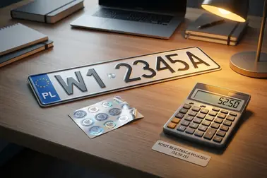 Infografika z kosztami wtórnika jednej tablicy, kompletu, nowego numeru i tablic indywidualnych