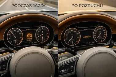 Kontrolka check engine widoczna podczas jazdy i po ponownym uruchomieniu samochodu
