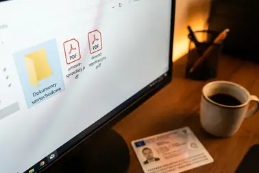 Pliki przygotowane do elektronicznego wniosku o rejestrację samochodu