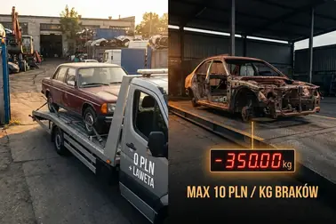 Porównanie bezpłatnego przyjęcia kompletnego pojazdu z limitem 10 zł za kilogram brakującej masy pojazdu niekompletnego