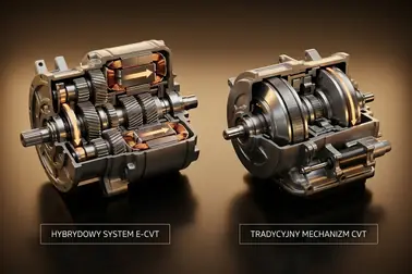 Porównanie hybrydowej przekładni e-CVT z pasową przekładnią CVT