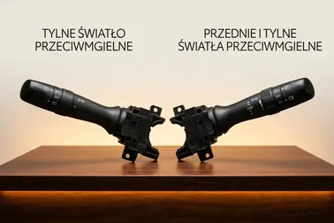 Porównanie pierścienia tylko tylnego światła z pierścieniem przednich i tylnego światła w Toyocie Yaris