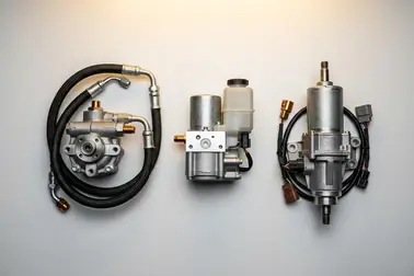 Porównanie podzespołów układu hydraulicznego, elektrohydraulicznego i elektrycznego EPS