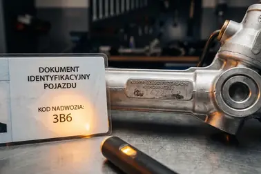 Różnica między kodem modelu Passata B5 a numerem części na przekładni kierowniczej