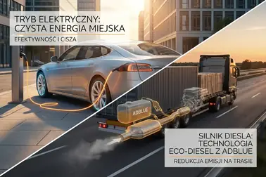 Różnice w emisji lokalnej między bezszelestną jazdą miejską na prądzie a autostradowym dieslem