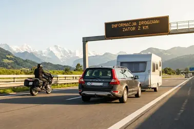 Samochód osobowy, motocykl i zestaw z przyczepą jako pojazdy wymagające winiety w Szwajcarii
