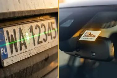 Samochód z polską rejestracją wykrywany przez kamerę i identyfikator AutoPASS