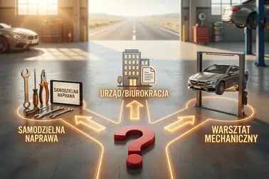 Schemat decyzji dla tablicy luźnej, uszkodzonej, utraconej i nieoświetlonej