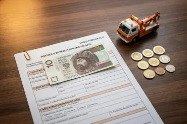 Schemat przedstawiający 10 zł za decyzję oraz oddzielne koszty pełnomocnictwa i czynności dodatkowych