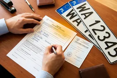 Wniosek o rejestrację samochodu, tablice rejestracyjne i pozwolenie czasowe