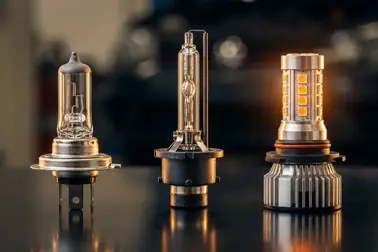 Źródła H7, D2S i retrofit LED zestawione z różnymi podstawami oraz złączami