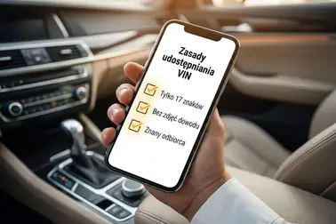Lista kontroli przed przekazaniem numeru VIN kupującemu, mechanikowi lub instytucji