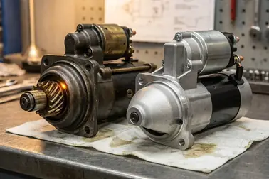 Porównanie mechanizmu rozrusznika bezwładnościowego i rozrusznika wstępnie zazębianego