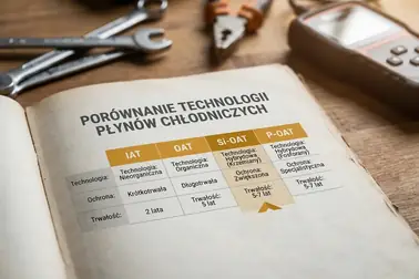 Porównanie technologii IAT, OAT, Si-OAT i P-OAT stosowanych w płynach chłodniczych