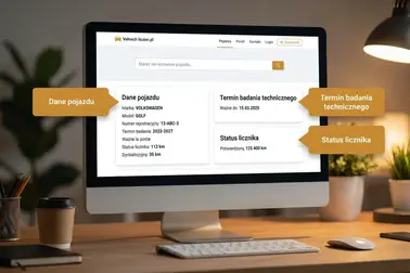 Przykładowy wynik RDW z widocznym terminem APK i statusem przebiegu