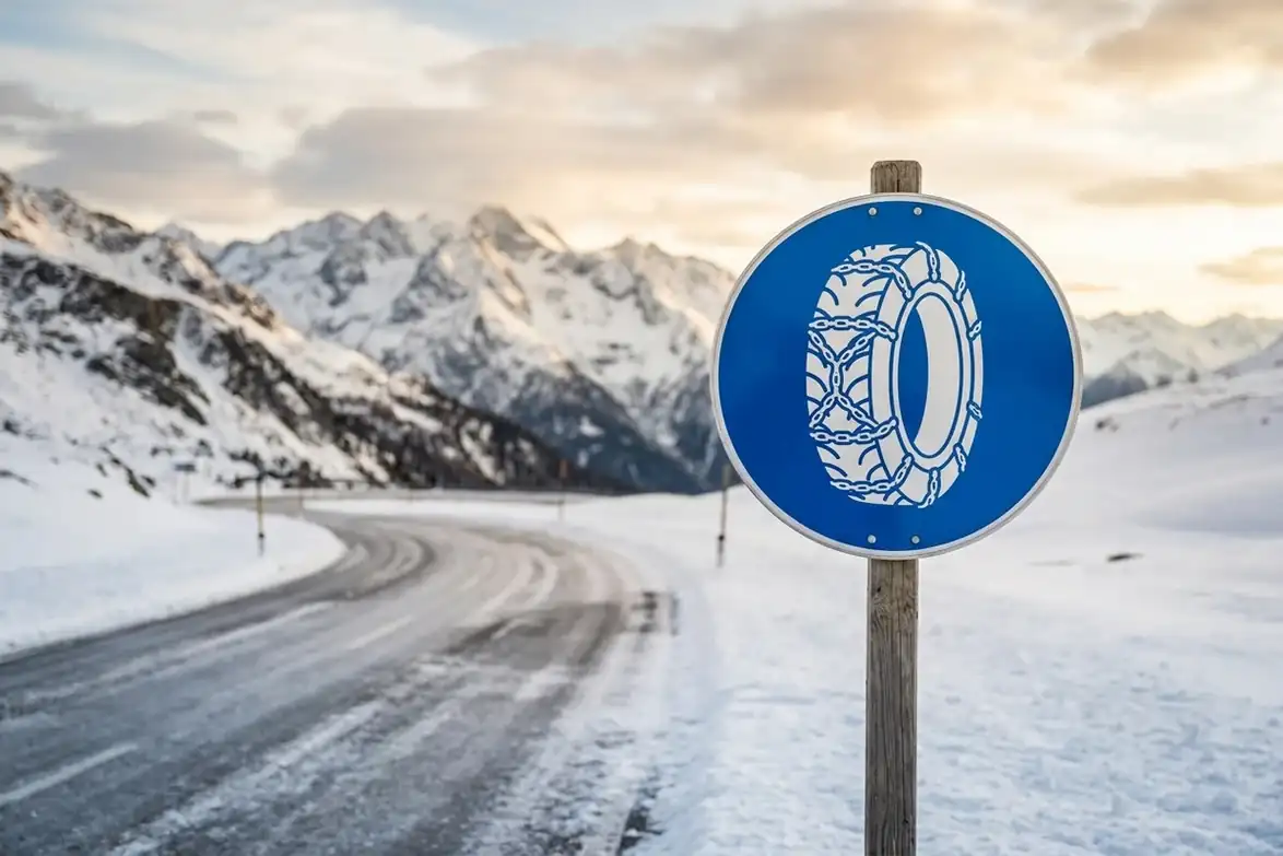 Łańcuchy śniegowe w Austrii – przepisy i mandaty