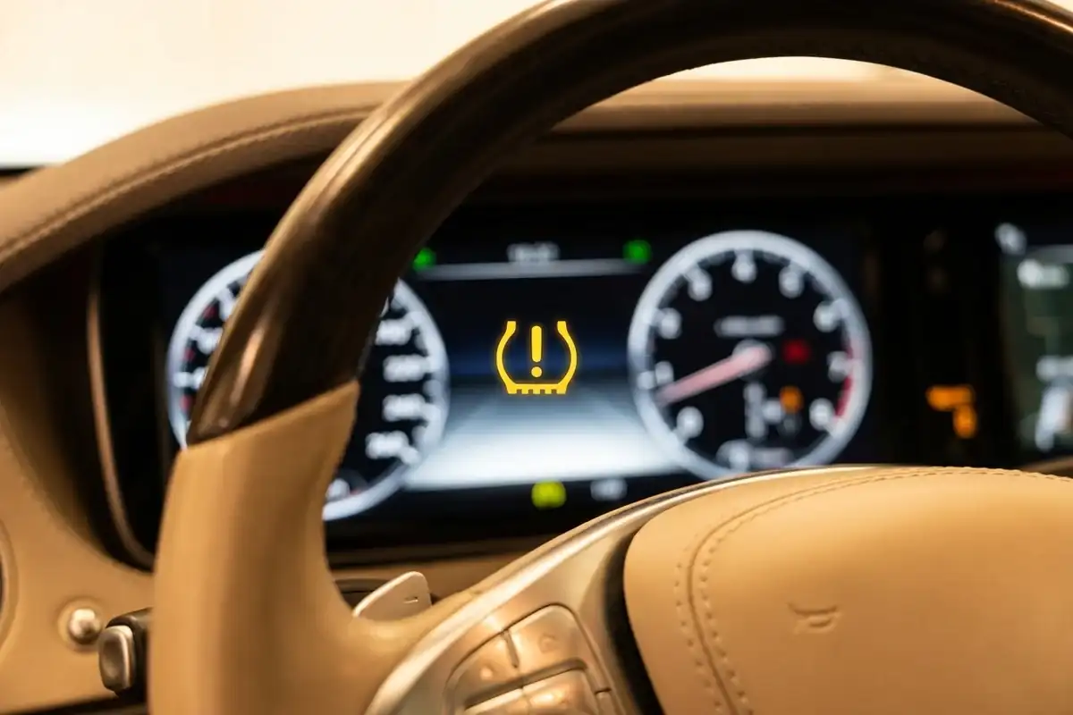Kontrolka ciśnienia w oponach – co oznacza symbol TPMS?