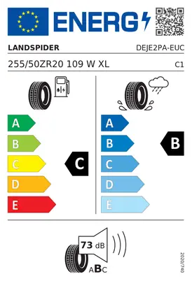 Etykieta UE Landspider CITYTRAXX H/P 255/50R20 109W XL